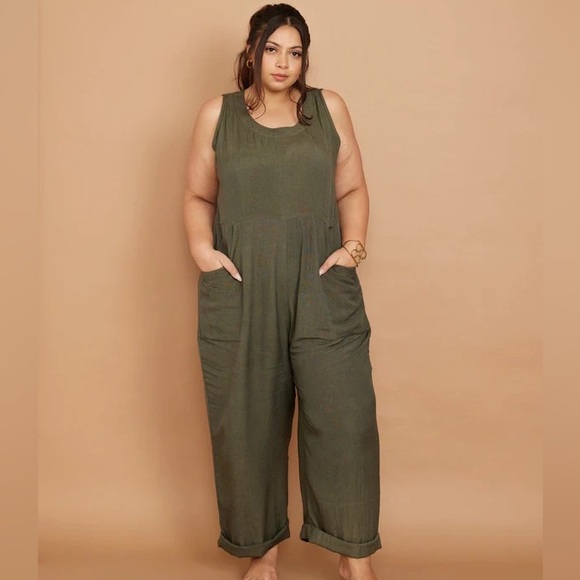 Pana Mina Pants - Pana Mina  MOSS JUMPSUIT size 24/26 (tag says 4x)